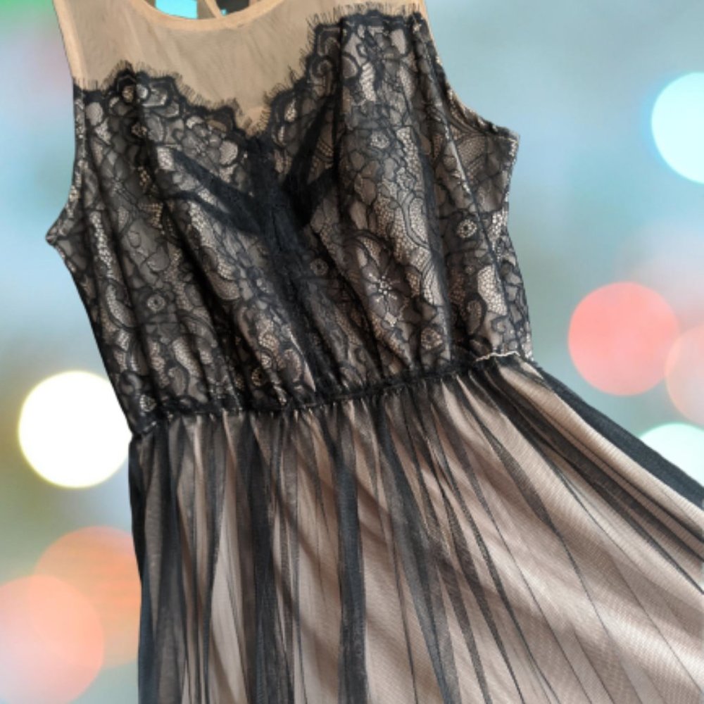 Gorgeous Chiffon and Lace Cocktail Dress